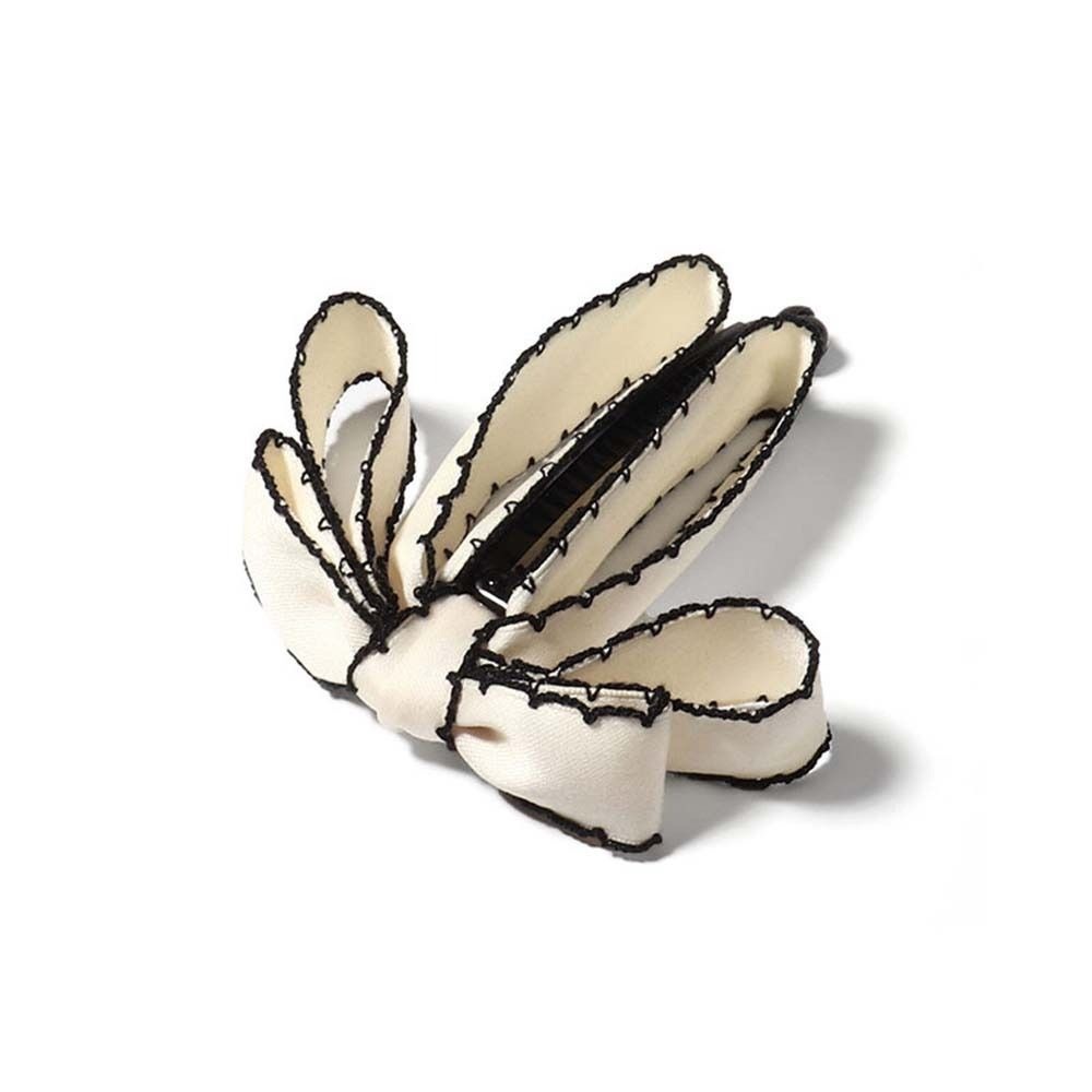 New🌟Anthropologie -Elegant Cream and Black Hair Clip